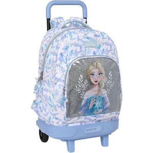 Safta - Rugzak met wielen Compact Frozen II Memories 33 x 45 x 22 cm, meerkleurig (612273918)