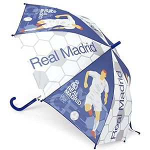Automatische Paraplu Real Madrid C.F. Blauw Wit (Ø 84 cm)