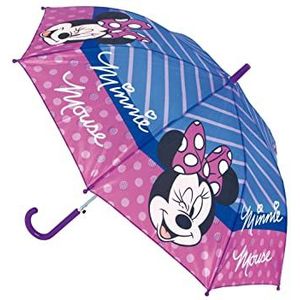 Safta Minnie Mouse Lucky Automatische paraplu, 480 mm, Meerkleurig, único