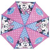 Automatische Paraplu Minnie Mouse Lucky Blauw Roze (Ø 84 cm)
