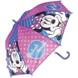 Automatische Paraplu Minnie Mouse Lucky Blauw Roze (Ø 84 cm)