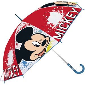 Paraplu Mickey Mouse Happy smiles Rood Blauw (Ø 80 cm)