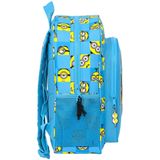 Schoolrugzak Minions Minionstatic Blauw (32 x 38 x 12 cm)