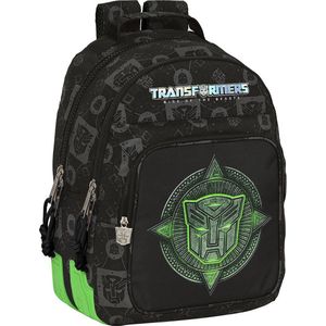 Safta TRANSFORMERS Schoolrugzak voor kinderen van verschillende leeftijden, comfortabel en veelzijdig, kwaliteit en dikte, 32 x 15 x 42 cm, zwart, Estándar, casual, zwart., casual