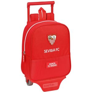 Schoolrugzak met Wielen Sevilla Fútbol Club Rood (22 x 27 x 10 cm)