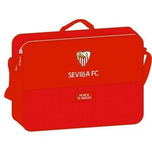 Safta, Sevilla FC Extra school portemonnee, 380 x 60 x 280 mm, uniseks, kinderen, rood, standaard, Rood, Standaard