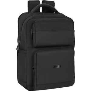 Safta Sevilla Fc Premium Laptop Bag Zwart