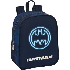 Safta BATMAN LEGENDARY - Kinderrugzak, schoolrugzak, geschikt voor trolley, ideaal voor kinderdagverblijf, comfortabel en veelzijdig, kwaliteit en sterkte, 22 x 10 x 27 cm, marineblauw, Navy Blauw,