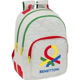 Schoolrugzak Benetton Pop Grijs (32 x 42 x 15 cm)