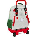Schoolrugzak met Wielen Benetton Pop Grijs (33 x 45 x 22 cm)