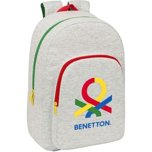 Benetton Schoolrugzak Benetton Pop Grijs (30 X 46 X 14 Cm)
