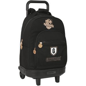 Schoolrugzak met Wielen Harry Potter Bravery 33 x 45 x 22 cm Zwart