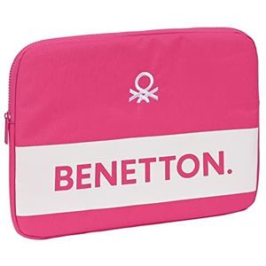 Laptop Cover Benetton Raspberry Fuchsia (34 x 25 x 2 cm)