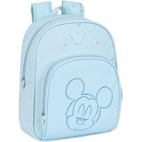 SAFTA Klein Mickey Mouse 34 Mickey Mouse Babyrugzak Blauw