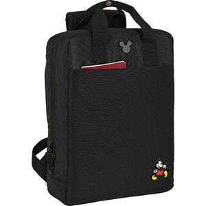 Safta 133+usb Mickey Mouse Premium Backpack Zwart