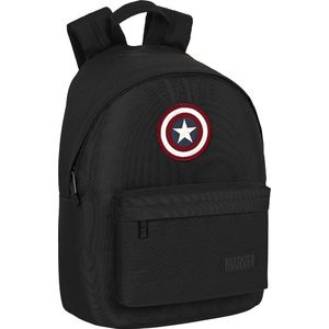 Safta 14.1 Capitan America Teen Backpack Zwart