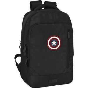 Safta 156´´capitan America Teen Backpack Zwart