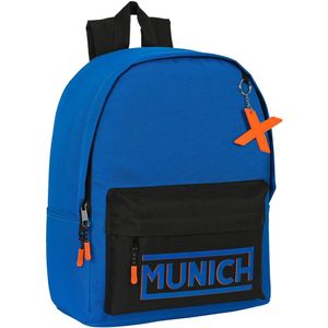 Safta München Laptoprugzak, 35,6 cm, ideaal voor jongeren van verschillende leeftijden, comfortabel en veelzijdig, kwaliteit en duurzaamheid, 31 x 16 x 40 cm, blauw, Blauw, Standaard, Casual