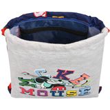 Rugtas met Koordjes Mickey Mouse Clubhouse Only one Marineblauw 26 x 34 x 1 cm