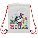 Rugtas met Koordjes Mickey Mouse Clubhouse Only one Marineblauw (26 x 34 x 1 cm)
