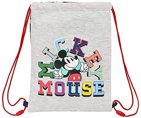 Rugtas met Koordjes Mickey Mouse Clubhouse Only one Marineblauw 26 x 34 x 1 cm