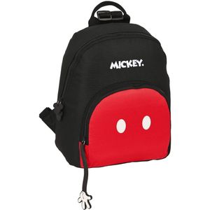 Casual Rugtas Mickey Mouse Clubhouse Mickey mood Zwart Rood 25 x 30 x 13 cm