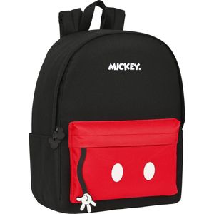 Laptoptas, Rugtas, Schooltas - Mickey Mouse Clubhouse - Rood, Zwart (31 x 40 x 16 cm)