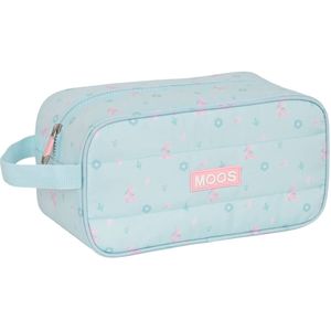 MOOS - Middelgrote schoenenstandaard, veelzijdig bruikbaar, voor sport, autoschool, voetbal, comfortabel en veelzijdig, 29 x 14 x 15 cm, turquoise blauw, Turkoois Blauw, Standaard, casual