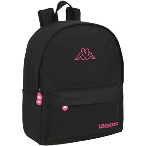 KAPPA Laptoprugzak 35,6 cm (14,1 inch), zwart en roze, Zwart, Standaard, casual