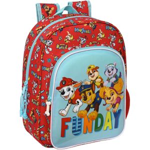 Kinderrugzak The Paw Patrol Funday Rood Licht Blauw (26 x 34 x 11 cm)