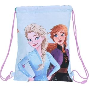 Frozen Junior platte rugzak, ideaal voor kinderen van verschillende leeftijden, comfortabel en veelzijdig, kwaliteit en dikte, 26 x 34 cm, kleur lila, Estándar, casual, Lila., casual