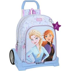 Safta FROZEN Schoolrugzak 180, ergonomische rugzak met ontwikkelingswagen, ideaal voor kinderen van verschillende leeftijden, comfortabel en veelzijdig, kwaliteit en weerstand, 33 x 14 x 42 cm, kleur