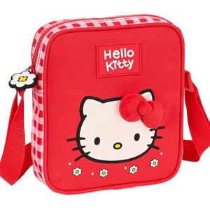 Hello Kitty Mini Schoudertas, Spring - 18 x 16 x 4 cm - Polyester - 18x16x6 - Rood