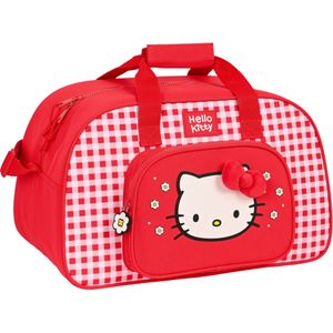 Hello Kitty - Sporttas - Rood - Polyester - 40 x 24 x 23 cm