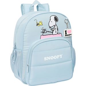 Schoolrugzak Snoopy Imagine Blauw (32 x 38 x 12 cm)