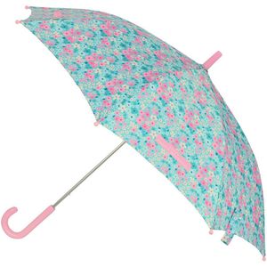 Safta VMB Mint Paradise Handmatige paraplu, 8 panelen, metalen staven, comfortabel en veelzijdig, kwaliteit en dikte, 48 cm, polyester materiaal, mintgroen, Mint Groen, Standaard, casual