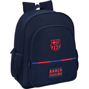 FC Barcelona - Schoolrugzak - 32x38x12 Cm - Backpack - Navy Blue