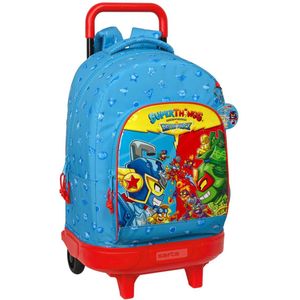 Superthings Schoolrugzak Met Wielen Superthings Rescue Force 33 X 45 X 22 Cm Blauw