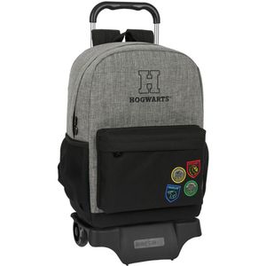 Safta With Trolley Wheels Harry Potter House Of Champions Backpack Grijs
