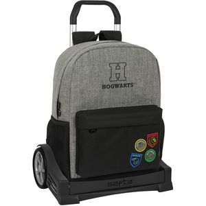 Safta With Trolley Evolution Harry Potter House Of Champions Backpack Grijs