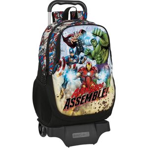 Safta With Trolley Wheels Avengers Forever Backpack Veelkleurig