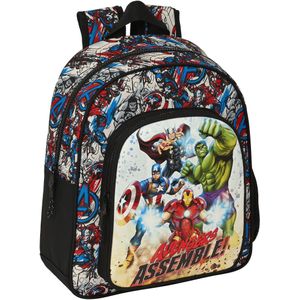 Marvel Avengers Rugzak, Assemble! - 34 x 26 x 11 cm - Polyester - 34x26x11 - Zwart