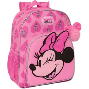 Safta Junior 38 Cm Minnie Mouse Loving Backpack Roze