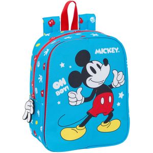 Safta Mini 27 Cm Mickey Mouse Fantastic Backpack Rood