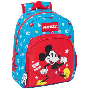 Safta Infant 34 Cm Mickey Mouse Fantastic Backpack Rood