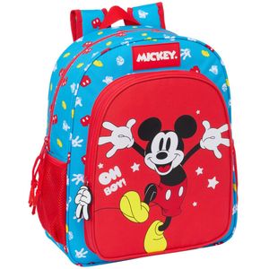 Safta Junior 38 Cm Mickey Mouse Fantastic Backpack Rood