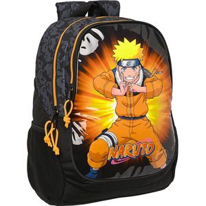 Schoolrugzak Naruto Zwart Oranje 32 x 44 x 16 cm