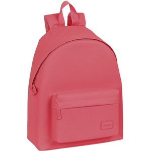 Safta - Daypack voor kinderen, kinderrugzak, hoge kwaliteit en maximale weerstand, comfortabel en veelzijdig, 33 x 15 x 42 cm, kastanjebruin, Granaat, Standaard, Casual
