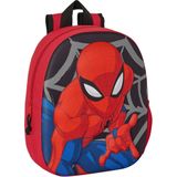 SpiderMan Rugzak, 3D Iconic - 33 x 27 x 10 cm - Polyester