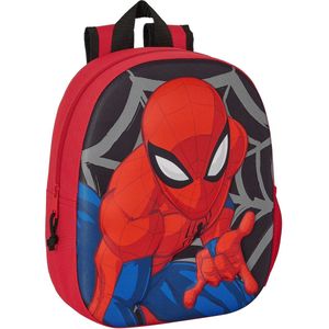 SpiderMan Rugzak, 3D Iconic - 33 x 27 x 10 cm - Polyester
